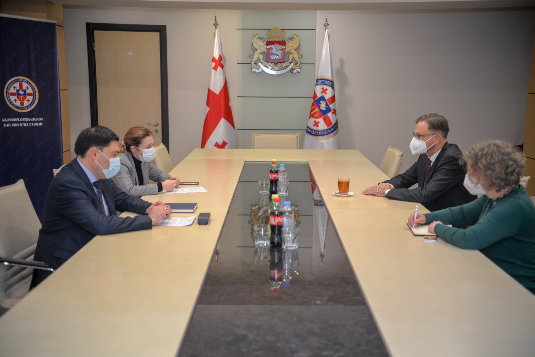 The Ambassador of Germany meeting with the State Audit Office